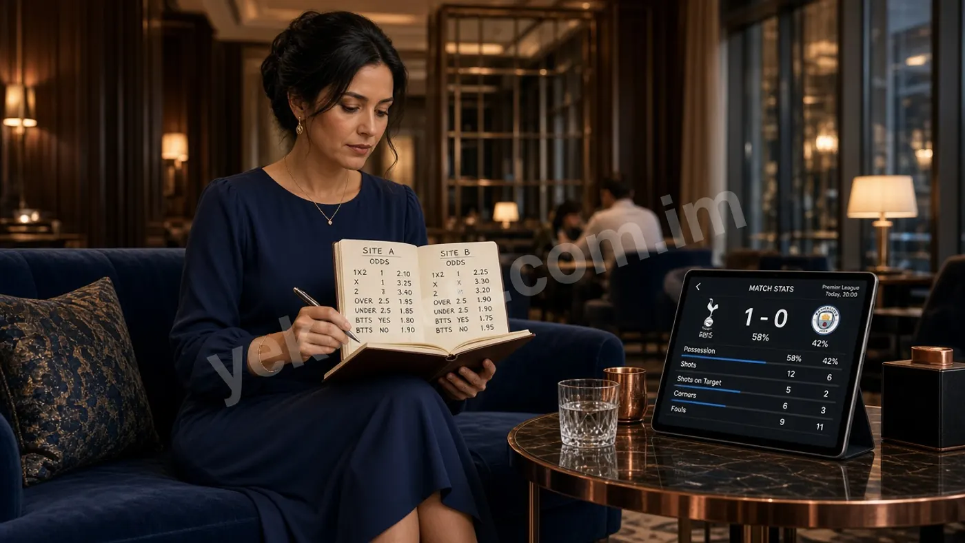 دفترچه یادداشت مقایسه روی میز هتل