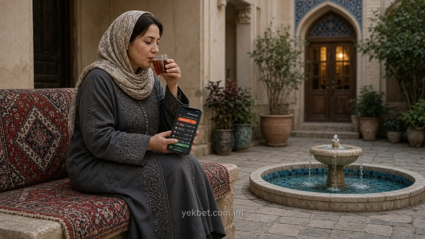 ویلا، چای و گوشی برای تماس با پشتیبانی